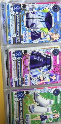 アイカツ カード セット 黒沢凛 氷上スミレ