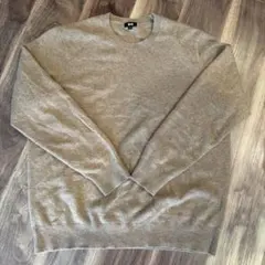 UNIQLO ユニクロ　カシミア100% クルーネックセーターXXL キャメル