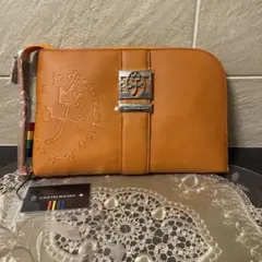 【新品】カステルバジャック ソルベ クラッチバッグ オレンジ　16,280円