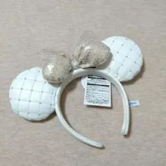 ディズニー★カチューシャ ホワイト パール