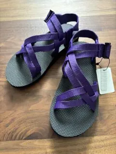 定価6500 ヤマダヤ　ヌエール　スポーツサンダル　パープルのサムネイル