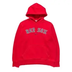 USA 古着 MLB ナイキ ボストンレッドソックス スウェット パーカー ロゴ
