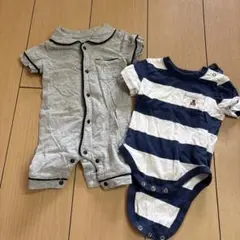 ベビー服 2点セット GAP ボディスーツ & SHEIN ロンパース