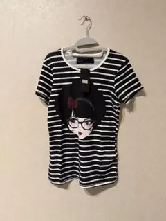 ボリス雑貨店 ヒグチユウコ Tシャツ しましまどじょう飼っていい？ S