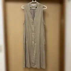 LILASIC ベージュ ロングベスト