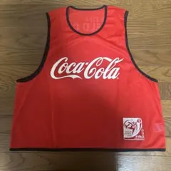 貴重非売品Coca-Cola コカコーラ100周年記念ビンテージフリースベストL