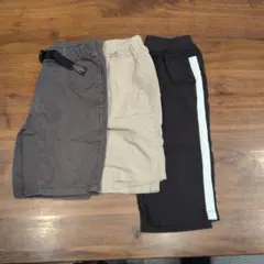 130サイズ　ハーフパンツ　BREEZE、GLOBAL WORK、他3点セット