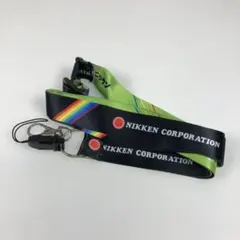 未使用　NIKKEN CORPORATION ストラップ　レンタルのニッケン　虹