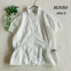 IGNIO✨️イグニオ(L)半袖 ジップアップ ブルゾン ウインドブレーカーのサムネイル
