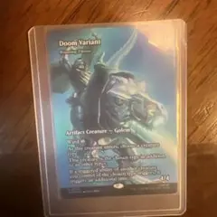 MTG 日本語版 「ドゥームの変異体/うろつく玉座」 ボーダーレス | Mercari