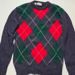 アーガイル ニット