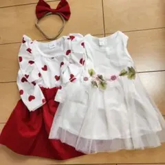 ベビーワンピース 2点セット 9-12M　セレモニー