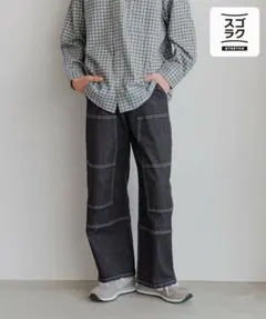 グローバルワーク　キッズ　スゴラクストレッチペインターパンツ
