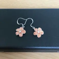 ハワイアンジュエリー　お花のピアス　シルバー925
