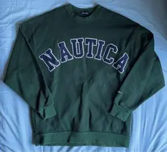 【NAUTICA】グリーンスウェットのサムネイル