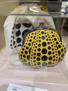 草間彌生 YAYOI KUSAMA がま口ポーチ ドット 水玉 財布 パンプキン