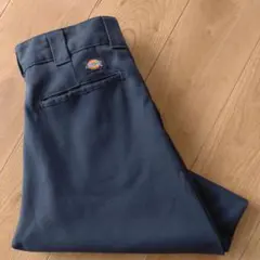 Dickies 874DN/ワークパンツ/チノ/濃紺/古着/実寸W30L31