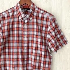 SALE! 　美品　BEAUTY &YOUTH 　半袖チェックシャツ　 Lサイズ
