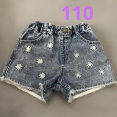 美品　ブランシェス　ショートパンツ　ジーンズ　110 女の子