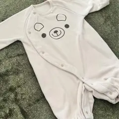 クマの顔2WAYオール 50-60cm フリース