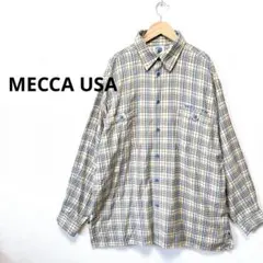 MECCA USA オーバーサイズシャツ L ストリート B系 HIPHOPのサムネイル