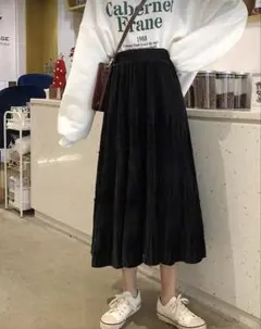 ティアードロングスカート