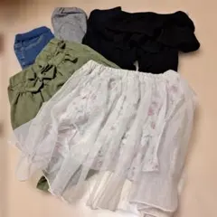 女の子ベビー服 90センチボトムスセット6点