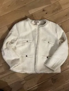 h&m ノーカラージャケット