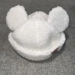 40周年限定 ミッキー耳付きホワイトボアキャップ