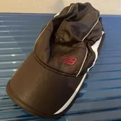 New Balance キャップ ブラック/ホワイト/レッド