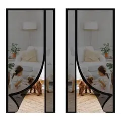 세키 스크린 도어 커튼 89×232 cm 입구 벌레 퇴치제