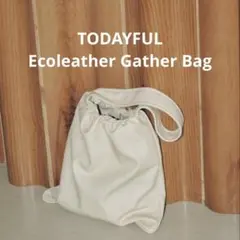 TODAYFUL】Eco Leather Gather Bag アイボリー - メルカリ