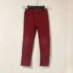 UNIQLO えんじ色長ズボン　120cm