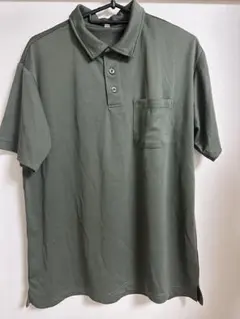 オリーブグリーン ポロシャツ Mサイズ 半袖