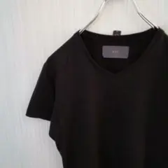 wjk　Tシャツ　半袖　Vネック　無地　レディース