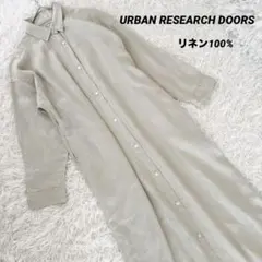 【URBAN RESEARCH DOORS】リネンバックタックシャツワンピースのサムネイル