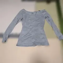 H446 グレー ヒートテック　Sサイズ 長袖 トップス