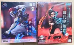 鬼滅の刃 炭治郎・猗窩座 XrossLink フィギュア