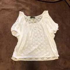 トップス ブラウス　レース　ホワイト　Tシャツ　セシルマクビーのサムネイル