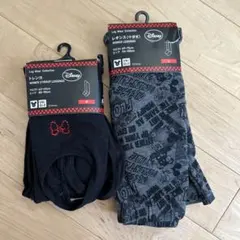 Disney トレンカ　レギンス M L ミニー　ミッキー　リボン