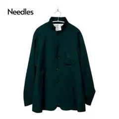 21SS Needles ラグランジャケット 緑 未使用級 パピヨン刺繍 S相当のサムネイル