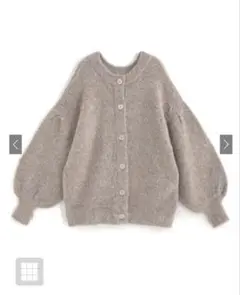 前後2Wayモヘヤタッチニットカーディガン[an1244]