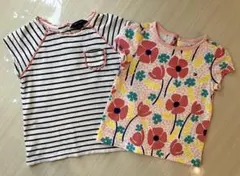 トミーヒルフィガー 半袖 Tシャツ 2枚セット 90 95 ボーダー 花柄のサムネイル