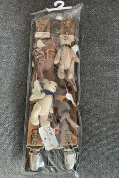 CASTELBAJAC クマのぬいぐるみ付きサスペンダー