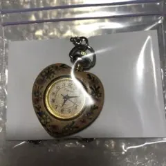 Lamueペンダントウォッチ カントリー風　ネックレス　未稼働品