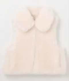 グレースコンチネンタル ウールボアベスト　2WAY ジレ ホワイト