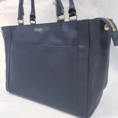 ブルーレーベルクレストブリッジ トートバッグ ビジネス ブラック A4可 レザー