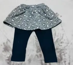 レギンス付きハート柄スカート