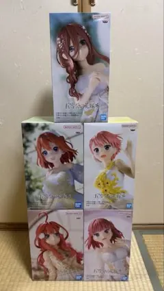 五等分の花嫁　アニメ原画展ver. 5体セット