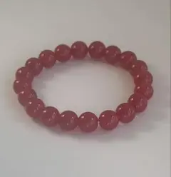 レッドアゲート瑪瑙ブレスレット①【春限定コレクション】10mm／17cm